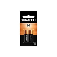 Duracell MN Alkaline Battery, N, 2 Pack (DURMN9100B2PK)