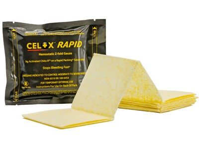 CELOX RAPID Z-Fold Hemostatic Gauze, 2/Carton (FG08839011)