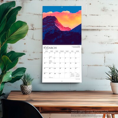 2027 BrownTrout Sunrise Sunset 12" x 12" Monthly Wall Calendar (9798330711598)