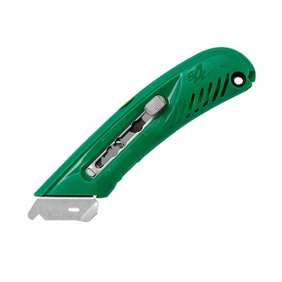 Pacific Handy Cutter S4 Safety Cutter w/ 1 Safety Point Blade, Right Handed, Green (166-S4R)
