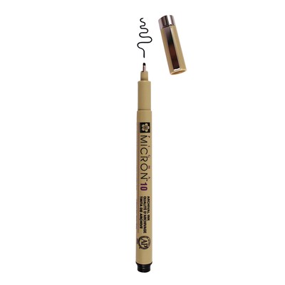 Sakura Pigma Micron Pen , Fineliner, Black Ink, 6/Pack (SAKXSDK1049-6)