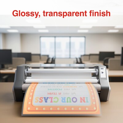 Staples Laminating Film Roll, 1.5 Mil, 25" x 500', 2/Pack (ST63251)
