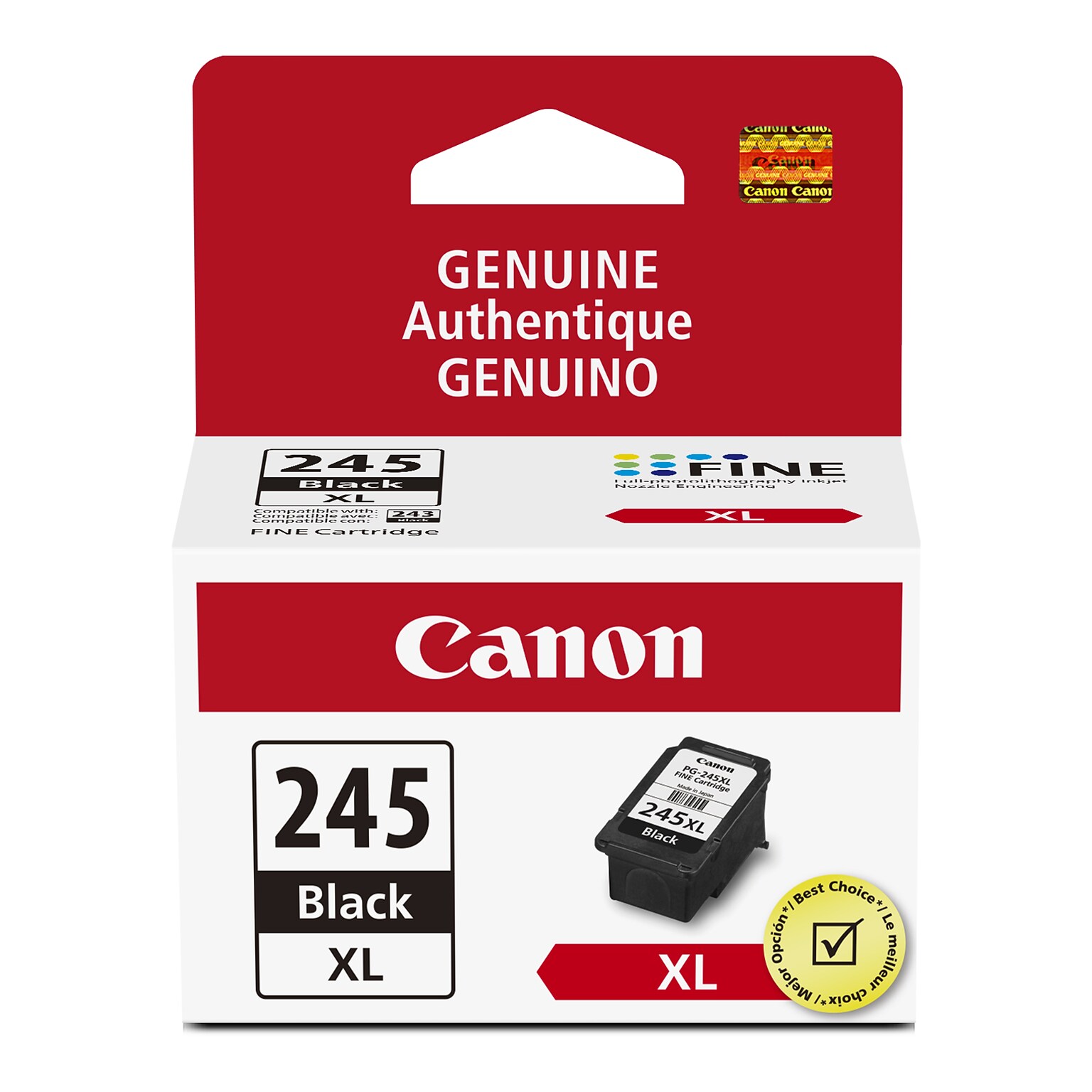 Canon PG-245 XL Black High Yield Ink Cartridge (8278B001)