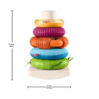 Fisher-Price Sensory Rock-A-Stack Toy (HXK47)