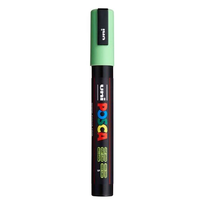 POSCA PC-5M Water Based Paint Marker, Reversible Medium Tip, Light Green, 3/Pack (UBCPC5MLGREEN-3)