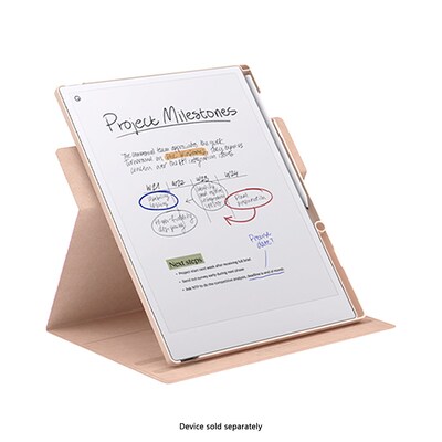 SaharaCase Venture Series Bi-Fold Folio Case for reMarkable Paper Pro, Pastel Pink (TB00431)
