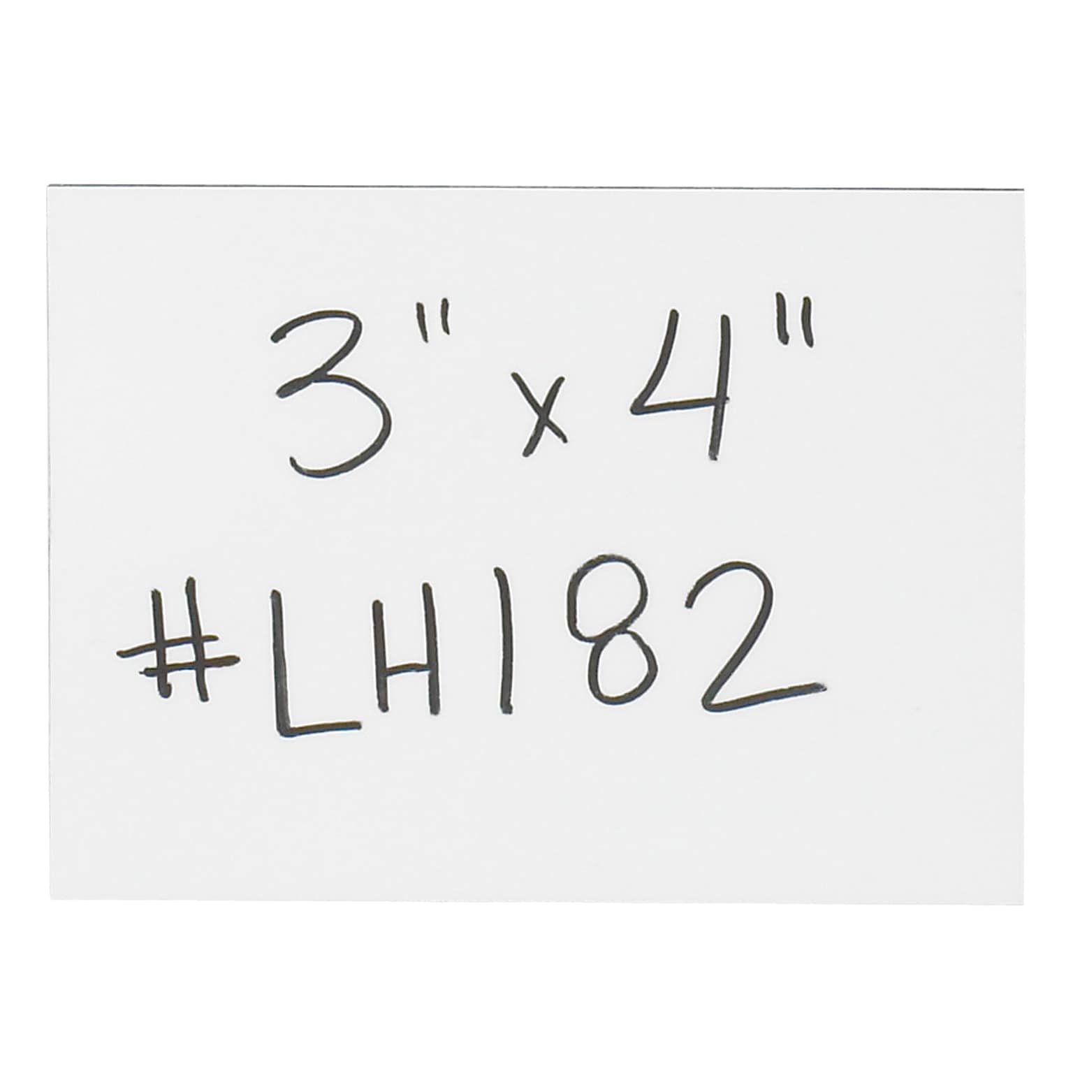 Quill Brand® 3 x 4 Warehouse Label Magnetic Strips, White (LH182)