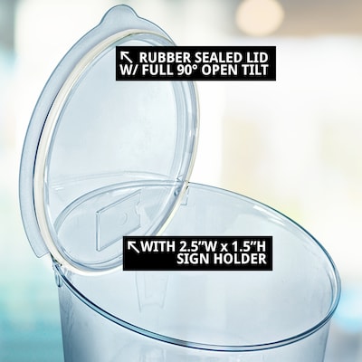 Azar PET Containers, Clear (400421)