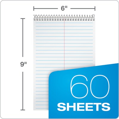 Ampad Steno Pad, 6" x 9", Gregg, White, 60 Sheets/Pad (TOP 25-470)