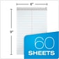 Ampad Steno Pad, 6" x 9", Gregg, White, 60 Sheets/Pad (TOP 25-470)