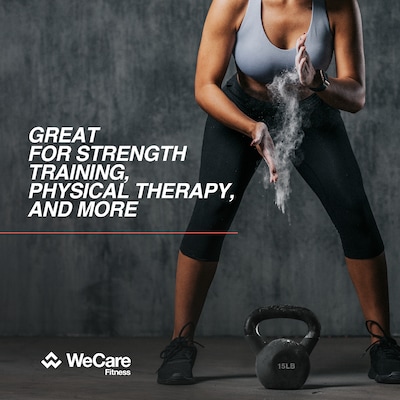 WeCare Fitness Kettlebell, 15 LB  Cast Iron (WFN100016)
