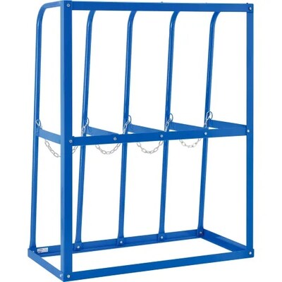 Global Industrial Vertical Bar Storage Rack, 4 Bays, 48W x 24D x 60H, 6000 Lb. Capacity (320753)