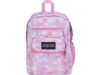 JanSport Big Student Daisy Backpack, Floral, Pink/Purple (JS0A47JKAO5)
