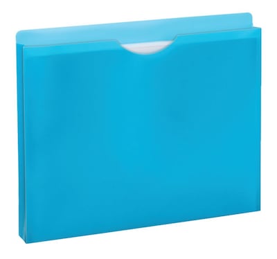 Pendaflex Glow Plastic File Jacket, 1" Expansion, Letter Size, Assorted, 5/Pack (50992)