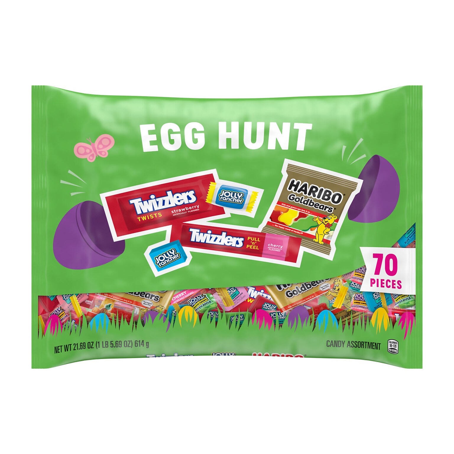 Hersheys Easter Assorted Fruit Flavored Candy Variety Bag, 21.69 oz., 70/Pieces (HEC94464)