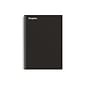 Staples Premium 3-Subject Notebook, 5.88" x 9.5", College Ruled, 138 Sheets, Black (TR58351)