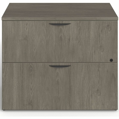 Lorell Prominence 2.0 2-Drawer File Cabinet, Gray Elm (LLRPL2236GE)