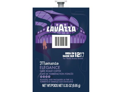 Lavazza Momento Elegance Coffee Flavia Freshpacks, Dark Roast, 38/Carton (48791)