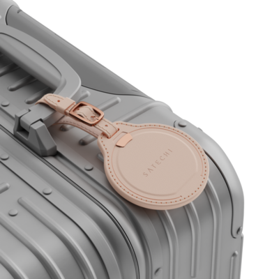 Satechi  Vegan-Leather FindAll Luggage Tag, Desert Rose (ST-LFALTR)