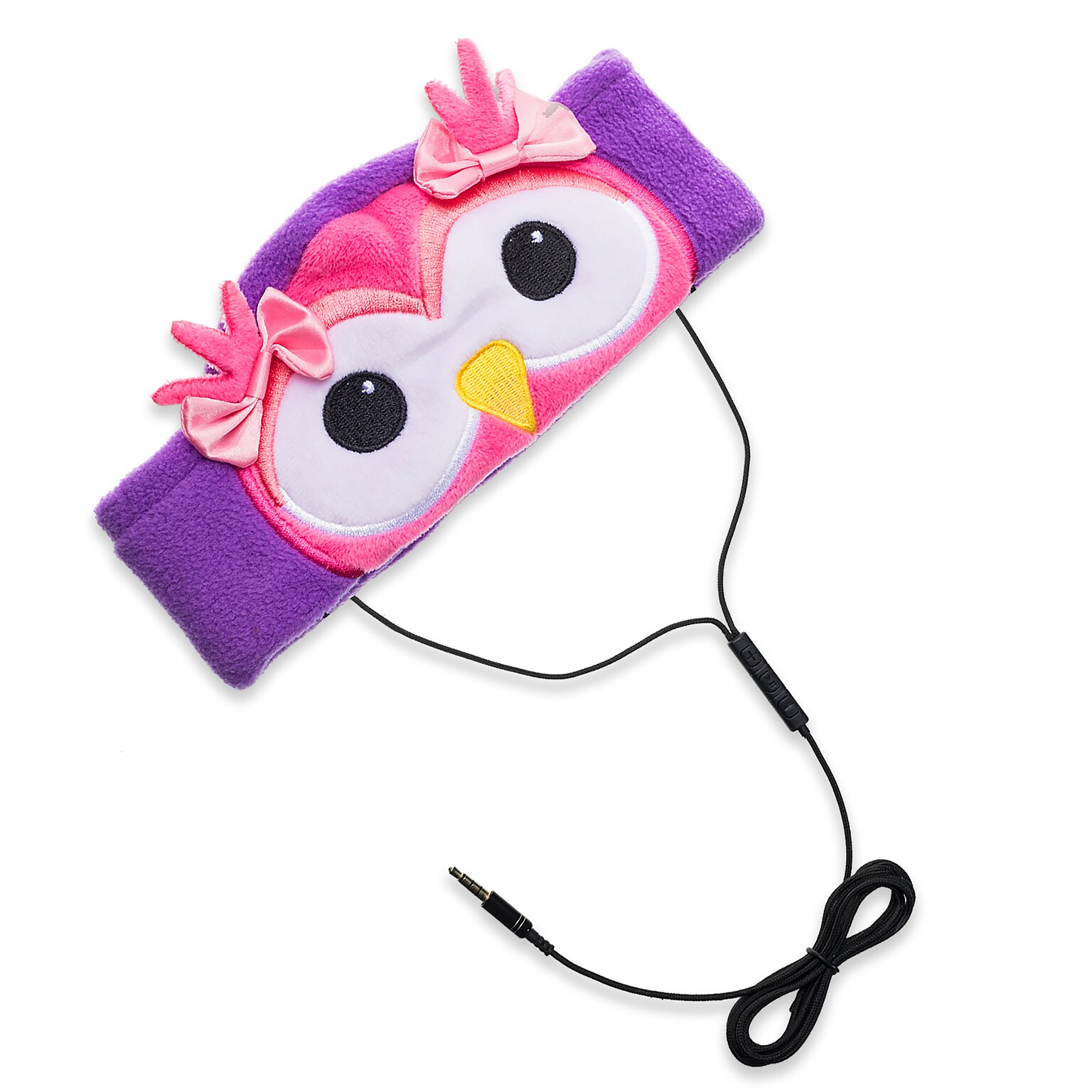 Contixo H1 Adjustable Fleece Headband Headphones, Owl (CNXH1OWL)