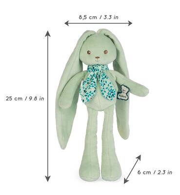 Kaloo Lapinoo Small Rabbit Doll, Aqua (JNDK969938)