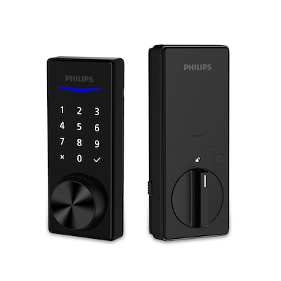 Philips Home Access 1000 Series Single Cylinder Electronic Deadbolt with Lever Set