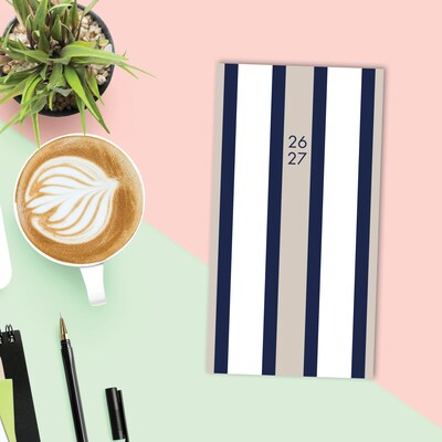 2026-2027 Willow Creek Pinstripe 3.5" x 6.5" Monthly Planner Cover (56615X)