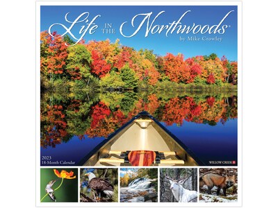2023 Willow Creek Life in the Northwoods 12 x 12 Monthly Wall Calendar (26649)