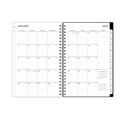 2026 Blue Sky Baccara 5" x 8" Weekly & Monthly Planner, Plastic Cover (110212-26)