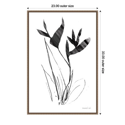 Amanti Art Paradise Botanicals I by Danhui Nai Framed Canvas Wall Art Print, 23" x 33" (A42678302435)