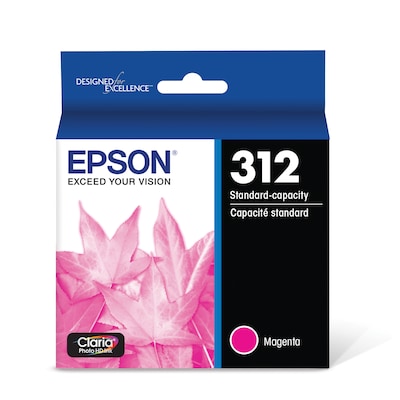 Epson T312 Magenta Ink Cartridge, Standard Yield