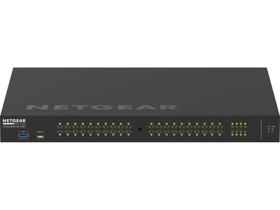 Netgear AV Line 40-Port Gigabit Ethernet Managed Switch, Black (GSM4248PX-100NAS)