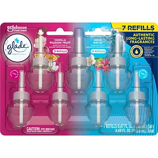 Glade PlugIns Scented Oil Refills, Assorted Scents, 0.67 Fl. Oz