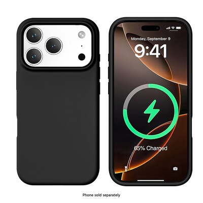 SaharaCase Venture Series MagSafe Compatible Phone Case for iPhone 17 Pro Max, Shock Absorbing, Scorpion Black (CP01001)