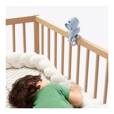 JisuLife Stroller Fan Life4-Quadpod, Blue (FSL04EOBU)