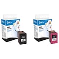 Quill Brand® Remanufactured Black High Yield/Tri-Color Std Yield Ink Cartridge Replacement for HP 62