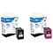 Quill Brand® Remanufactured Black High Yield/Tri-Color Std Yield Ink Cartridge Replacement for HP 62