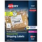 Avery Waterproof Laser Shipping Labels, 3-1/3 x 4, Matte White, 6 Labels/Sheet, 50 Sheets/Box, 300