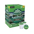 Green Mountain Black Granite Espresso Style Coffee, Keurig K-Cup Pod, Dark Roast, 24/Box (5000366650