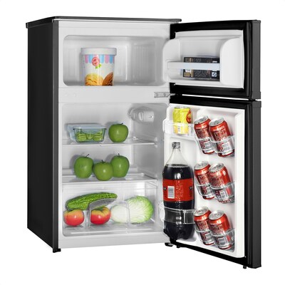Magic Chef Mini Refrigerator w/Freezer, 3.1 Cu. Ft., Black (HMDR310BE)
