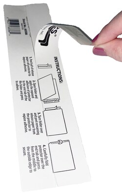 Tabbies Label Protectors, 11", Clear, 100/Pack (68387)