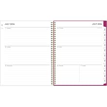 2024-2025 Blue Sky Mahalo 8.5 x 11 Academic Weekly & Monthly Planner, Plastic Cover, Multicolor (1