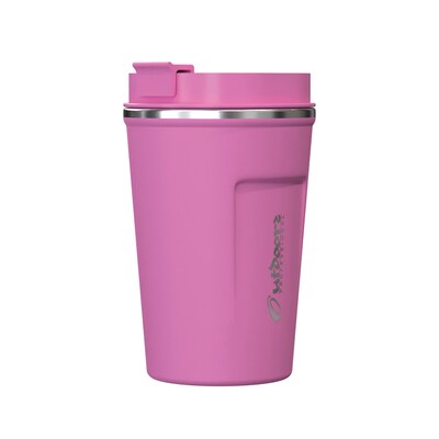 Outdoors Professional Stainless Steel Double-Walled Vacuum Insulated Coffee Cup, 12.8 oz., Pink (OUT