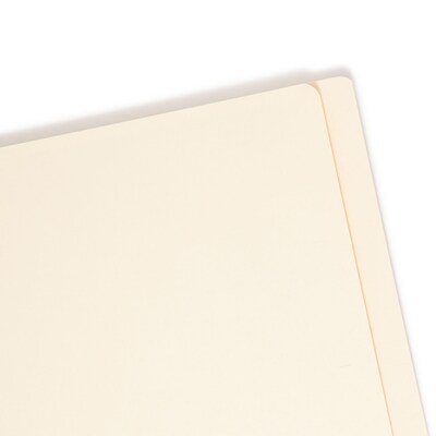 Smead End Tab Classification Folders, Shelf-Master Reinforced Straight-Cut Tab, Letter Size, Manila, 50/Box (34115)