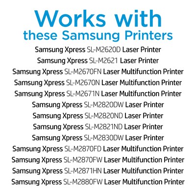 HP 115L Black High Yield Toner Cartridge for Samsung MLT-D115L (SU822)