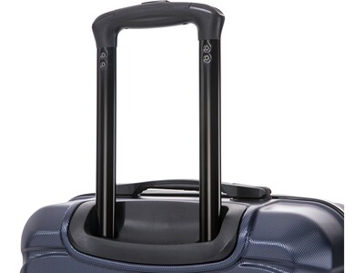 DUKAP Sense 28" Hardside Suitcase, 4-Wheeled Spinner, TSA Checkpoint Friendly, Blue (DKSEN00L-BLU)