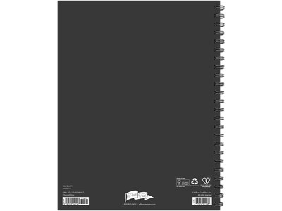 Willow Creek 9 x 11 Weekly & Monthly Planner, Paper Cover, Charcoal Gray (49167)