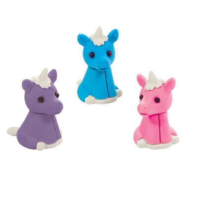Party City Unicorn Erasers, Assorted Colors, 12/Pack (AM398205-NS)
