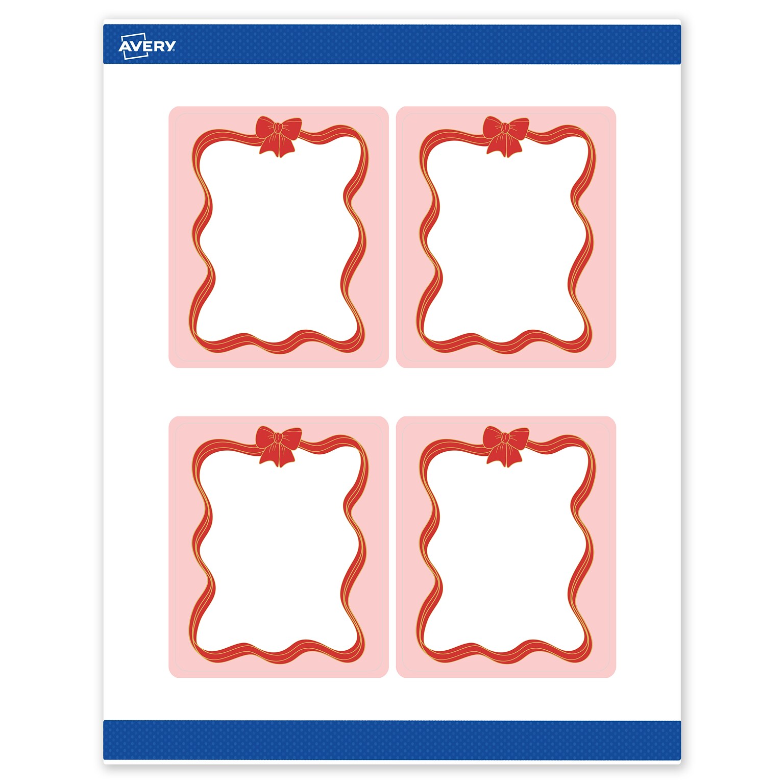 Avery Rectangle Multipurpose Labels, 4 x 3-1/3, White, 40/Pack (19479370573)