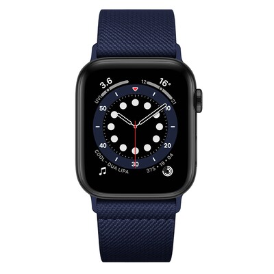 LAX Nylon Mesh Band for Apple Watch, Dark Blue